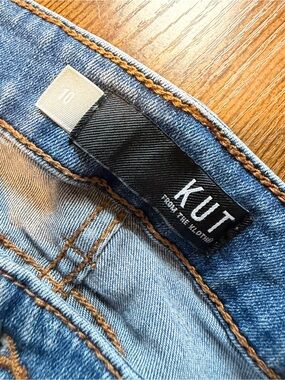 KUT from the Kloth Connie Ankle Skinny Jeans Distressed Size 10